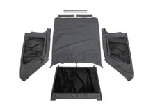 Rampage 2004-2006 Jeep Wrangler(TJ) LJ Unlimited Frameless Soft Top Kit - Black Diamond - 109635