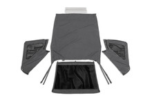 Rampage 2007-2018 Jeep Wrangler(JK) Unlimited Frameless Soft Top Kit - Black Diamond - 109835