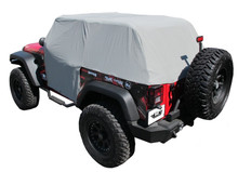 Rampage 2007-2018 Jeep Wrangler(JK) Cab Cover With Door Flaps - Grey - 1163