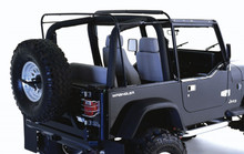 Rampage 1987-1995 Jeep Wrangler(YJ) Soft Top Hardware - Black - 69999
