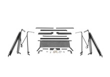 Rampage 1987-1995 Jeep Wrangler(YJ) Soft Top Hardware - Black - 69999