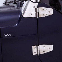 Rampage 1987-1995 Jeep Wrangler(YJ) Door Hinges - Stainless - 7441