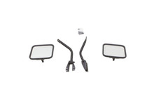Rampage 1955-1983 Jeep CJ5 Side Mirrors - Black - 7617