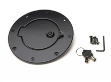 Rampage 2007-2018 Jeep Wrangler(JK) Billet Style Gas Cover - Black - 85007