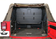 Rampage 2007-2018 Jeep Wrangler(JK) Rear Sport Rack - Black - 86624