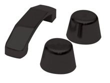 Rampage 1997-2006 Jeep Wrangler(TJ) Hood Footman Loop - Black - 87611