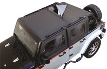 Rampage 2007-2018 Jeep Wrangler(JK) Unlimited Combo Sun Brief/Safari Top - Black Diamond - 94935