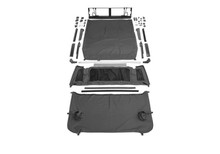 Rampage 2007-2018 Jeep Wrangler(JK) Unlimited 4-Door Trailview Tonneau Top - Black Diamond - 990135