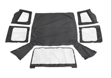 Rampage 1988-1995 Jeep Wrangler(YJ) OEM Replacement Top - Black Denim - 99615