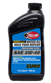 Red Line Pro-Series Euro 5W40 Motor Oil - Quart - 12904