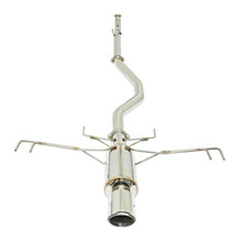 Remark 17+ Honda Civic Type R Non Resonated Cat-Back Exhaust Spec I w/Single Carbon Fiber Tip Cover - RK-C1076H-01C
