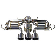 Remark 2023+ Honda Civic Type-R (FL5) Triple Tip Catback Exhaust w/ Triple Tip & Front Pipe - RK-C3076H-09