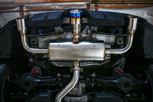 Remark 2023+ Toyota GR Corolla Elite Spec Cat-Back Exhaust w/ Outer Polished & Center Burned TI Tips - RK-C3076T-05