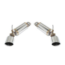 Remark 09-19 Nissan 370z Axle Back Exhaust w/Stainless Double Wall Tip - RO-TS34-D