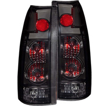 ANZO 1999-2000 Cadillac Escalade Taillights Dark Smoke G2 - 211156