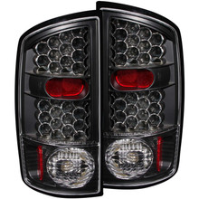 ANZO 2002-2005 Dodge Ram 1500 LED Taillights Black - 311018