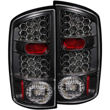 ANZO 2002-2005 Dodge Ram 1500 LED Taillights Black - 311018