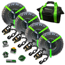 Rhino USA Lasso Straps; Basket Straps - Green - LASSO-STRAPS-GRN