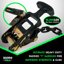 Rhino USA Lasso Straps; Basket Straps - Green - LASSO-STRAPS-GRN
