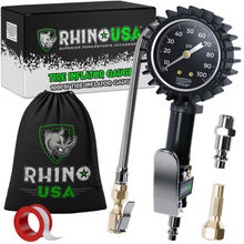 Rhino USA 100 Psi Analog Tire Inflator Gauge - RGAUGE-0100