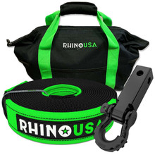 Rhino USA 30Ft Tow Strap/Hitch Combo - RNO-30STRAPHITCH