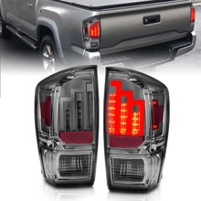 ANZO 2016-2017 Toyota Tacoma LED Taillights Smoke - 311282