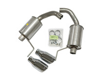 Roush 2015-2024 Ford Mustang 3.7L/2.3L V6/I4 Exhaust Kit w/ Round Tips - 421837