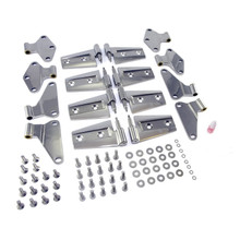 Rugged Ridge 07-18 Jeep Wrangler JKU Stainless Steel Door Hinge Kit - 11111.21