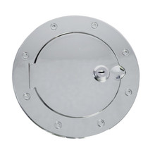Rugged Ridge 07-18 Jeep Wrangler JK Stainless Steel Locking Gas Cap Door - 11134.03