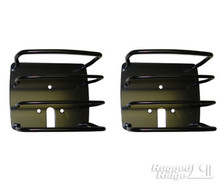 Rugged Ridge 76-06 Jeep CJ / Jeep Wrangler Black Euro Tail Light Guards - 11226.01