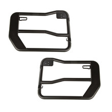 Rugged Ridge Fortis Front Tube Doors with Mirrors 18-23 Jeep Wrangler JL/JT - 11509.15