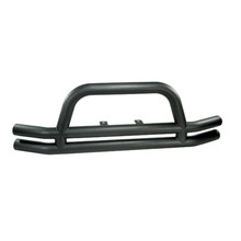 Rugged Ridge 3-In Dbl Tube Front Bumper Black 76-06 CJ &Jeep Wrangler - 11561.01