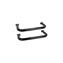 Rugged Ridge 3in Round Tube Side Steps Black 76-83 CJ5 - 11590.01