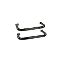 Rugged Ridge 3in Round Tube Side Steps Black 76-83 CJ5 - 11590.01