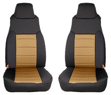 Rugged Ridge Neoprene Front Seat Covers 97-02 Jeep Wrangler TJ - 13210.04