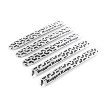 Rugged Ridge Elite Dr Hndle Insert Contrast Tread4D 07-18 Jeep Wrangler JK - 13311.53