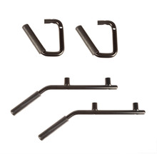 Rugged Ridge Steel Grab Handles F/R Kit Black 07-18 Jeep Wrangler JK/JKU - 13505.40