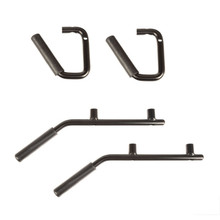 Rugged Ridge Steel Grab Handles F/R Kit Black 07-18 Jeep Wrangler JK/JKU - 13505.40