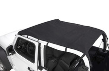 Rugged Ridge Savannah Brief Top Diamond Black 10-18 Jeep Wrangler JL 2-Door - 13593.35