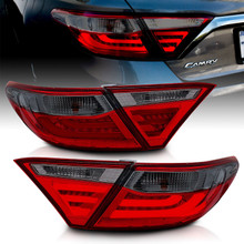 ANZO 2015-2016 Toyota Camry LED Taillights Smoke - 321336