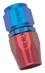 Russell Performance -10 AN Red/Blue Straight Full Flow Hose End - 610040