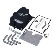 S&S Cycle 2006 Dyna Models Oil Supply Line Installation Kit - Wrinkle Black - 310-0870