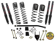 Skyjacker 2018 Jeep Wrangler JL 4 Door 4WD (Non-Rubicon) Long Travel 2 Stage 3.5in-4in Coil System - JL40BPBLT