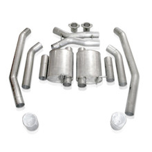 Stainless Works 2005-06 GTO 3in Catback Chambered Mufflers X-Pipe - 05GTOTMCB