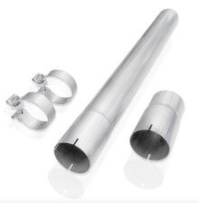 Stainless Works 20-21 Ford F-250/F-350 7.3L 304L SS Resonator Delete - FT220RESD