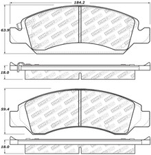 StopTech Street Select Brake Pads - Front/Rear - 305.13630