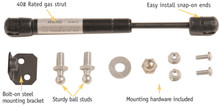 Tuffy Gas Spring Kit W/Mounting - 863