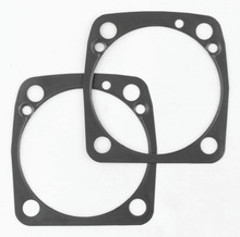 Twin Power Base Gasket 3 5/8 Inch Bore .020 Rubber Covered Steel Replaces 84-99 Evo BT Pair - 043186