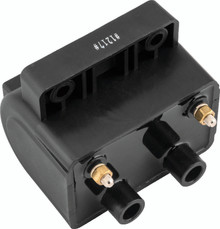 Twin Power 85-99 Big Twin 85-03 XL Exc EFI Twin Power Ignition Coil Black Replaces H-D 31614-83A - 210527
