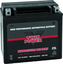Twin Power YTX-14L High Performance Battery Replaces H-D 65958-04 Made in USA 200 CCA - 485007